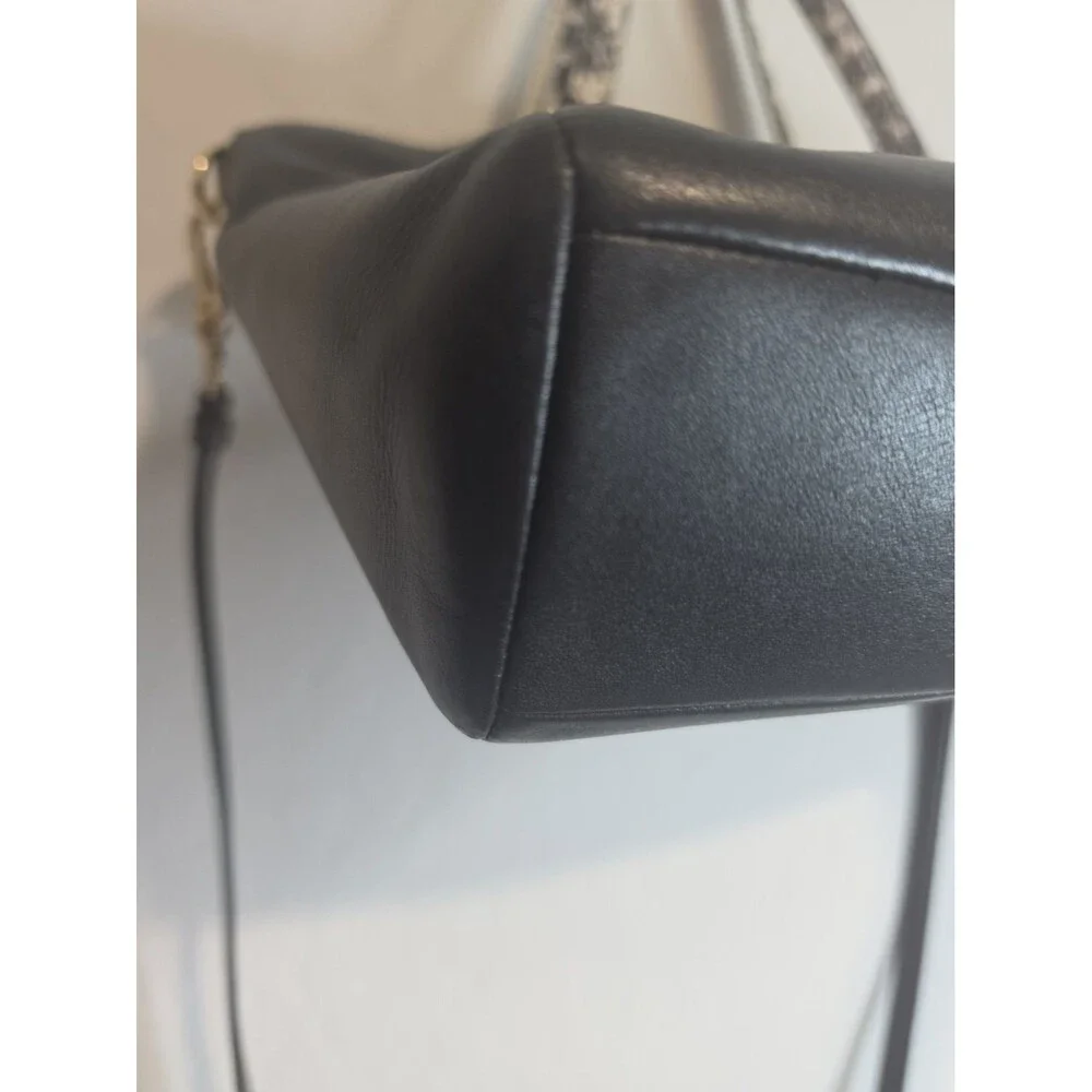 AUTHENTIC COACH PRAIRIE LEATHER SATCHEL ELBOW HANDBAG PURSE _BLACK